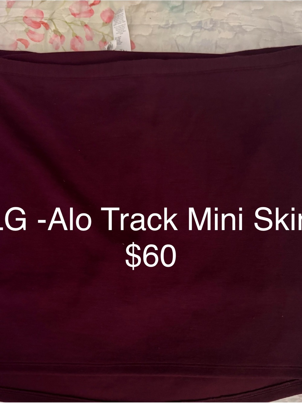 ALO Yoga Wine Mini Skirt